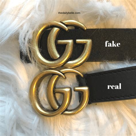 gucci belt fake vs real